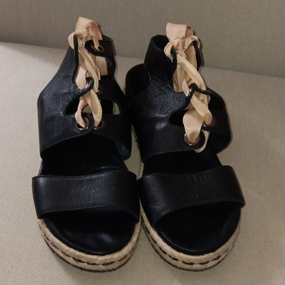 Rudsak Baptista leather lace up espadrille sandals - Picture 11 of 12